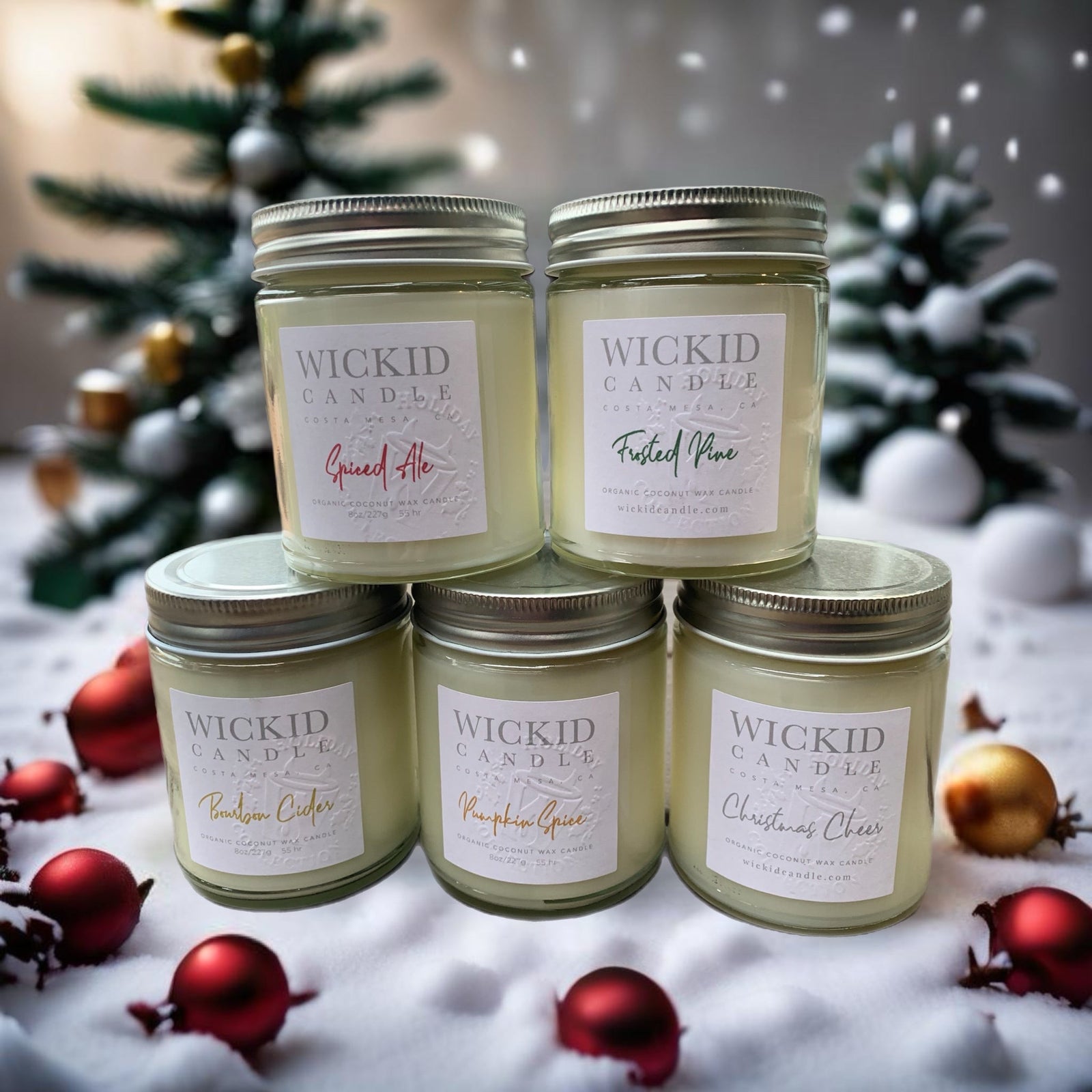 Wickid Holiday and Seasonal candle collection