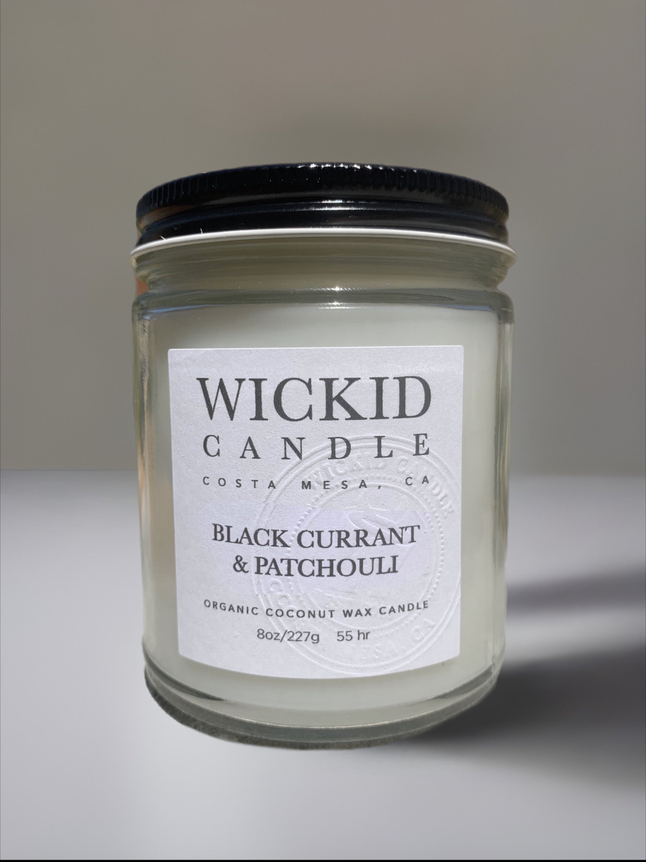 Wickid candle from the Black Label collection